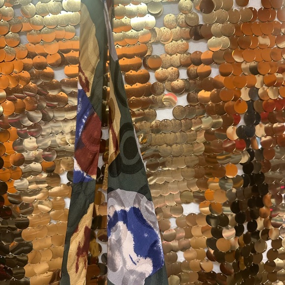 Multicolor Abstract Pattern Tie - Picture 4 of 4